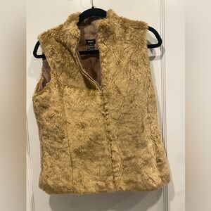 Faux Fur Zip up Vest